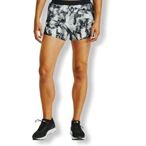 Under Armour Women's Athletic Running Shorts Activewear Gray/Black